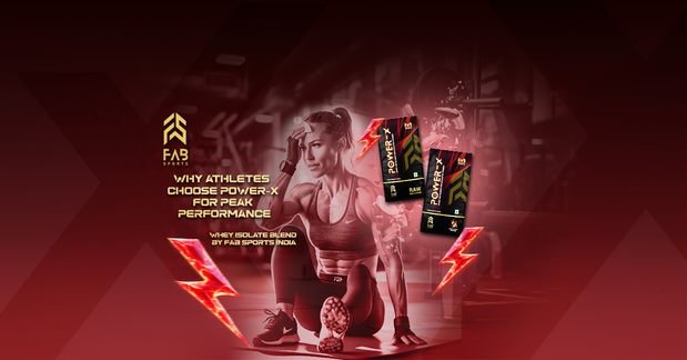 Whey Isolate Blend: Why Athletes Choose Fab Sports India’s Power-X for Peak Performance