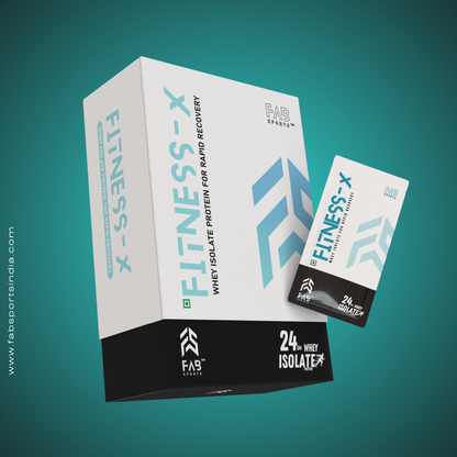 Fitness X 24gm Isolate Protein 30 Sachets (30gm per serving)