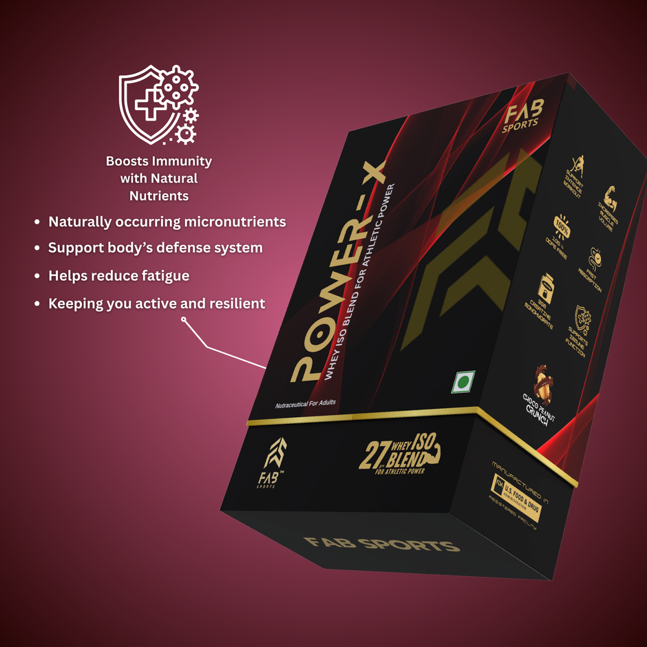 Power X – 27g Whey Isolate Blend Choco-Peanut Crunch 30 Sachets