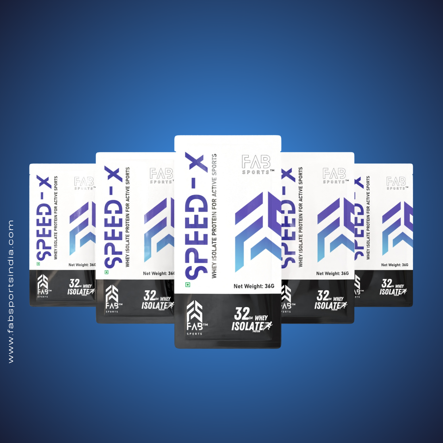 Speed X 32gm Whey Isolate - 30 sachets (36gm per serving)