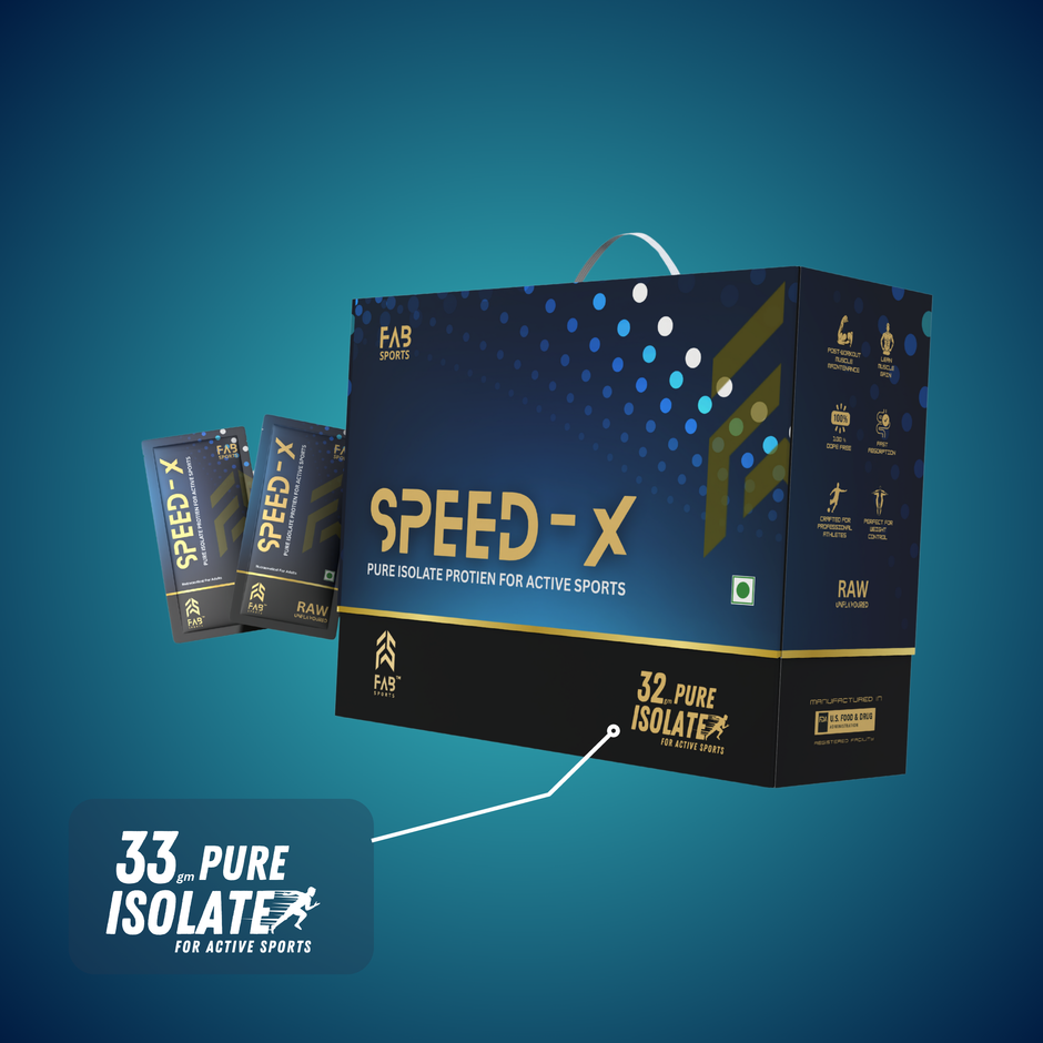 Buy Speed X 33g Pure Isolate Protein Raw 60 Sachets