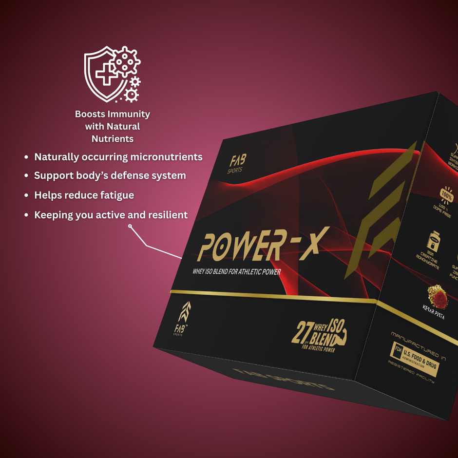 Power X – 27g Whey Isolate Blend Kesar Pista 60 Sachets