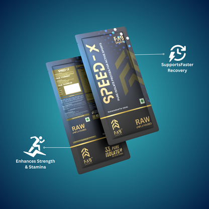 Speed X – 33g Pure Isolate Protein Raw Unflavoured 60 Sachets