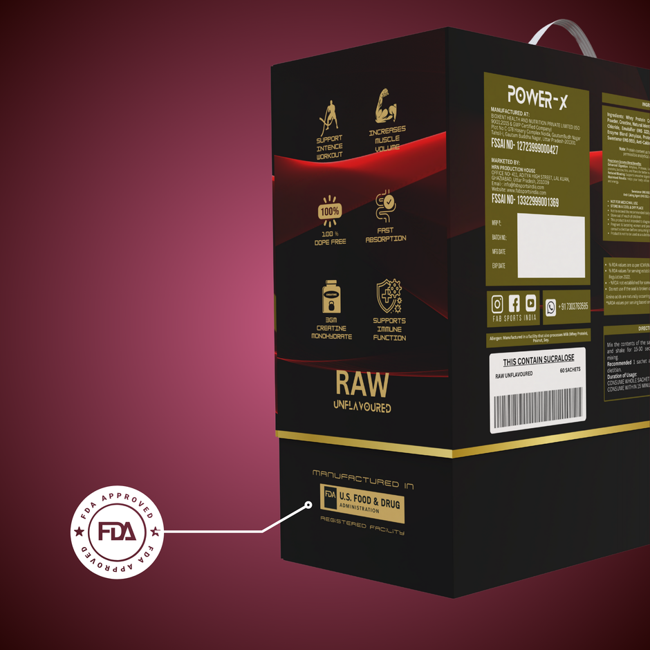 Power X – 27g Whey Isolate Blend Unflavoured RAW 60 Sachets