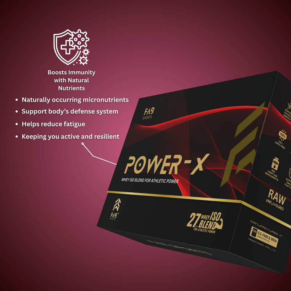 Power X – 27g Whey Isolate Blend Unflavoured RAW 60 Sachets