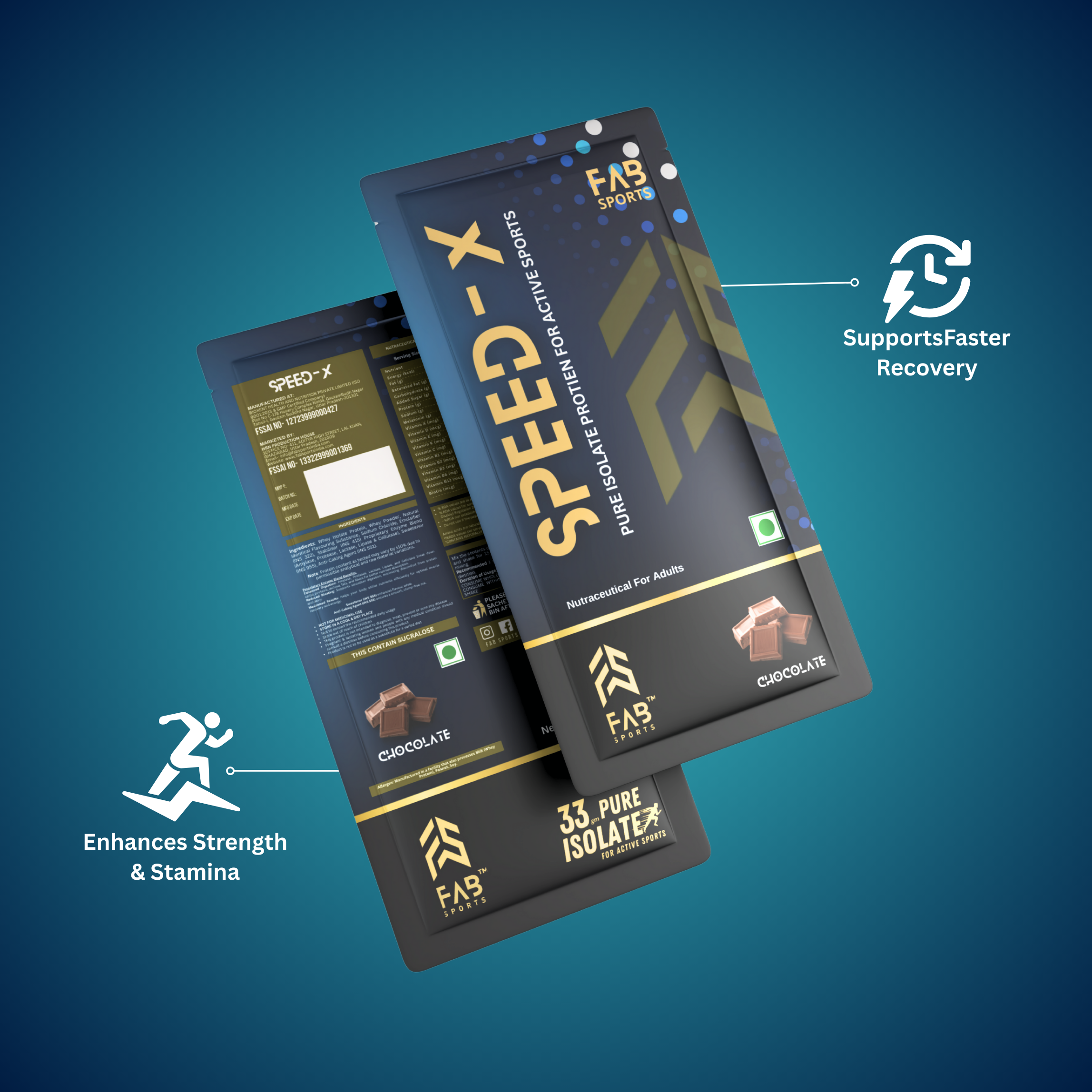 Speed X – 33g Pure Isolate Protein