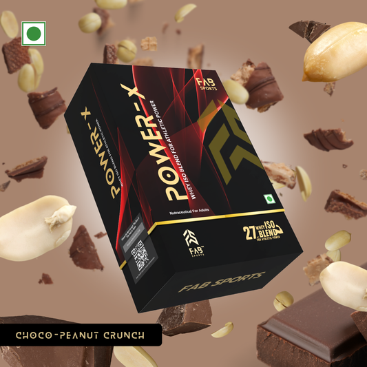 Power X – 27g Whey Isolate Blend Choco-Peanut Crunch 30 Sachets