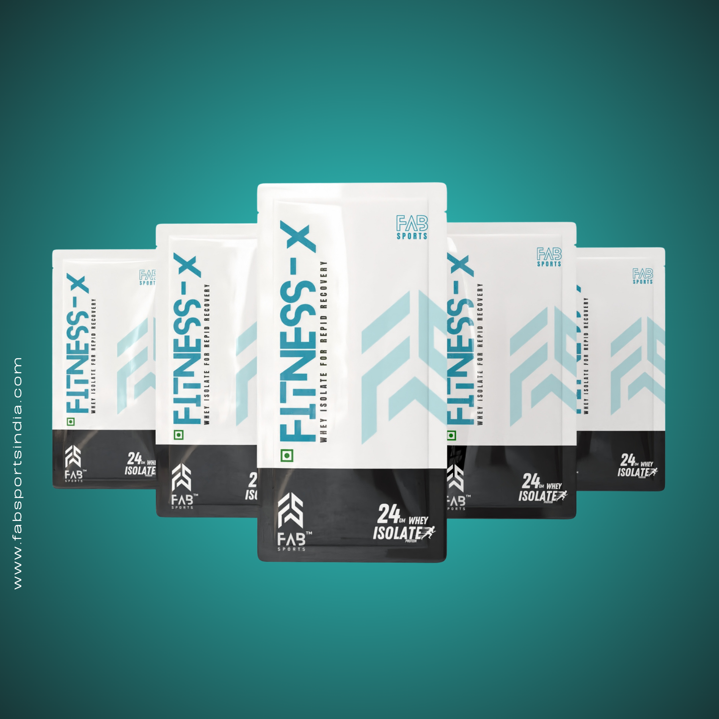 Fitness X 24gm Isolate Protein 30 Sachets (30gm per serving)