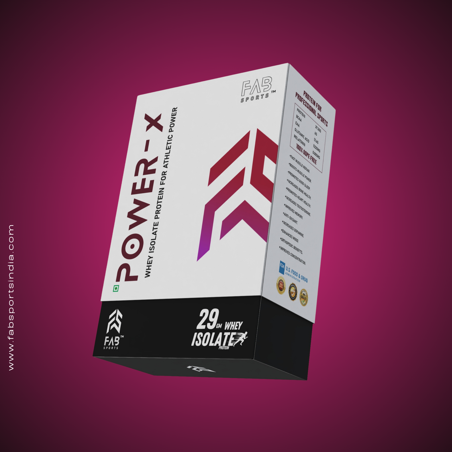 Power X 29gm Whey Isolate - 30 Sachet (40gm per serving)