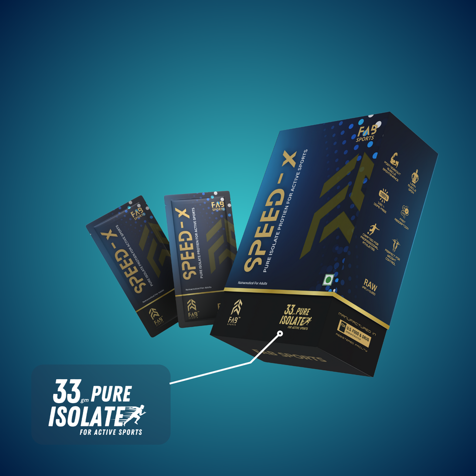 Buy Speed X 33g Pure Isolate Protein Raw 30 Sachets Online
