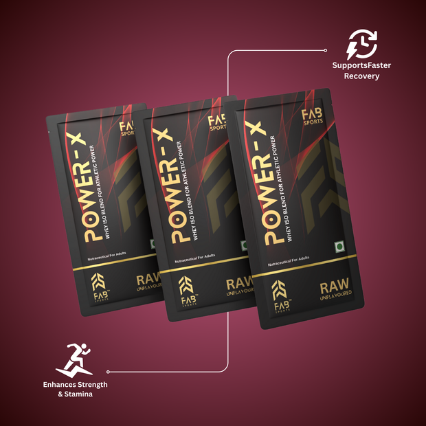 Power X – 27g Whey Isolate Blend Unflavoured RAW 30 Sachets