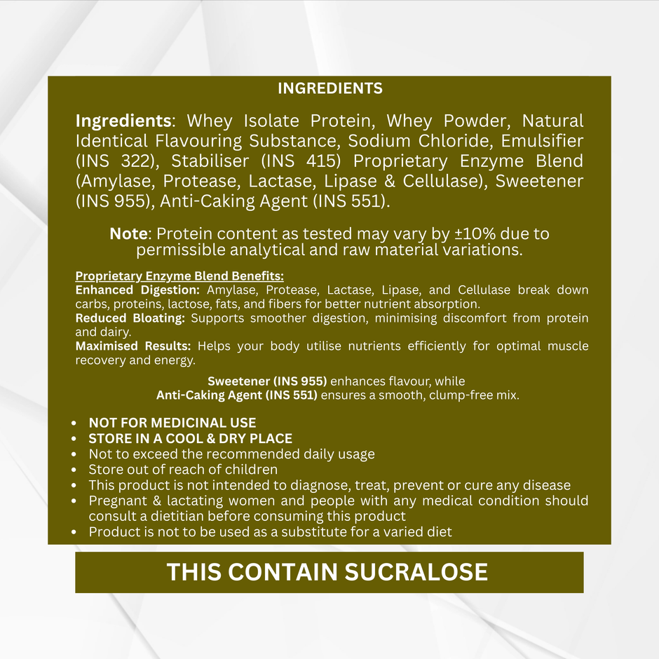 Speed X – 33g Pure Isolate Protein