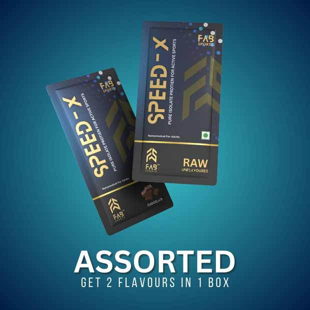 Speed X- Assorted Chocolate + Raw Unflavoured