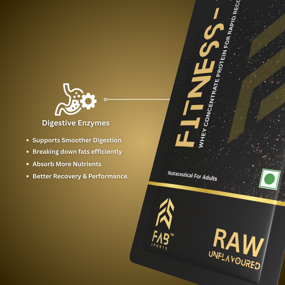 Fitness X - 24g Whey Protein Concentrate RAW Unflavoured 60 Sachets