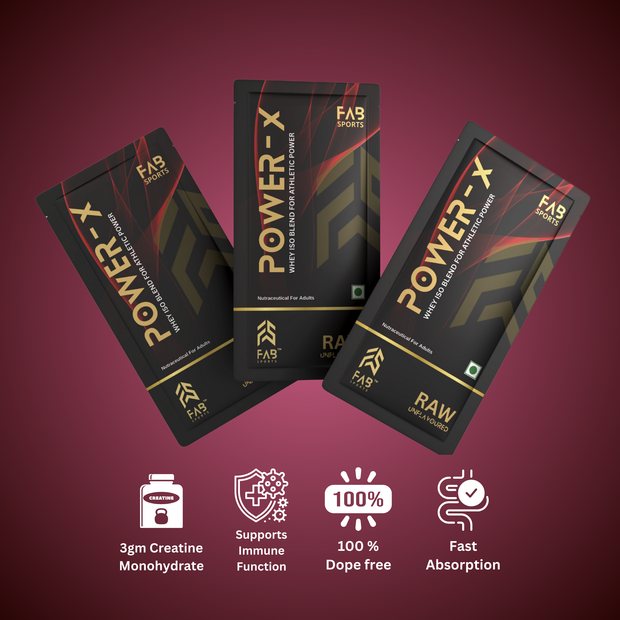 Power X – 27g Whey Isolate Blend Unflavoured RAW 60 Sachets
