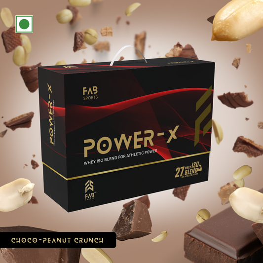 Power X – 27g Whey Isolate Blend Choco-Peanut Crunch 60 Sachets