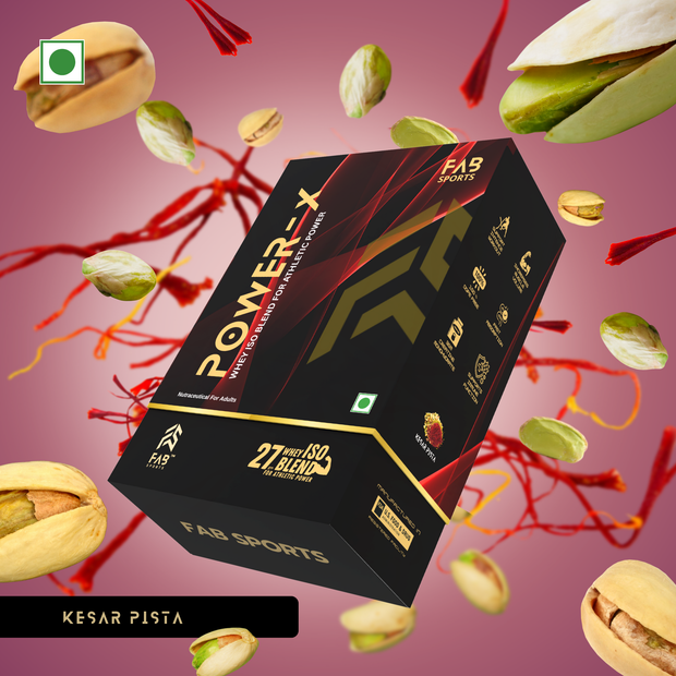 Power X – 27g Whey Isolate Blend Kesar Pista 30 Sachets