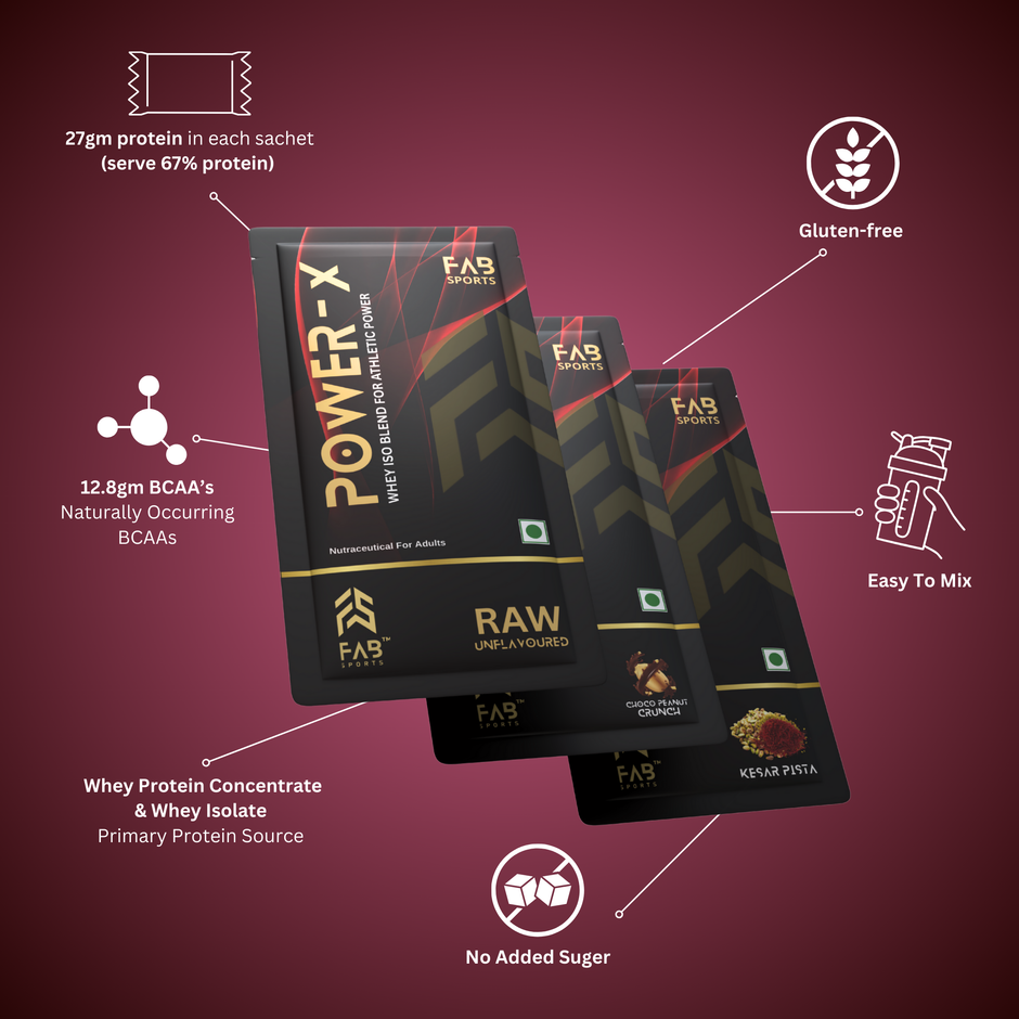 Power X –  Assorted Flavours Choco-Peanut Crunch + Kesar Pista + Raw Unflavoured
