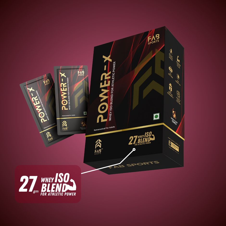 Power X – 27g Whey Isolate Blend Choco-Peanut Crunch 30 Sachets