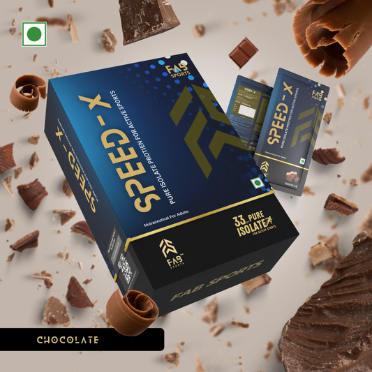 Speed X – 33g Pure Isolate Protein Chocolate Flavour 30 Sachets