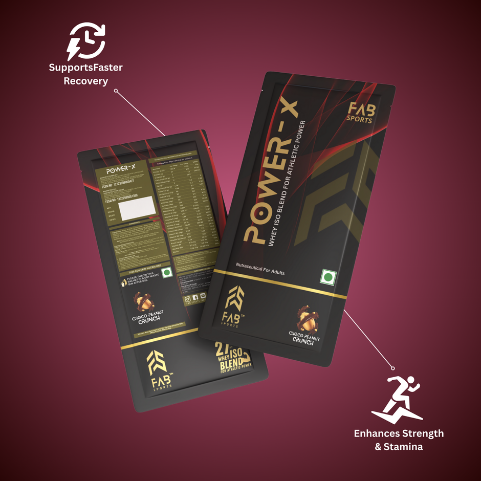 Power X – 27g Whey Isolate Blend Choco-Peanut Crunch 60 Sachets