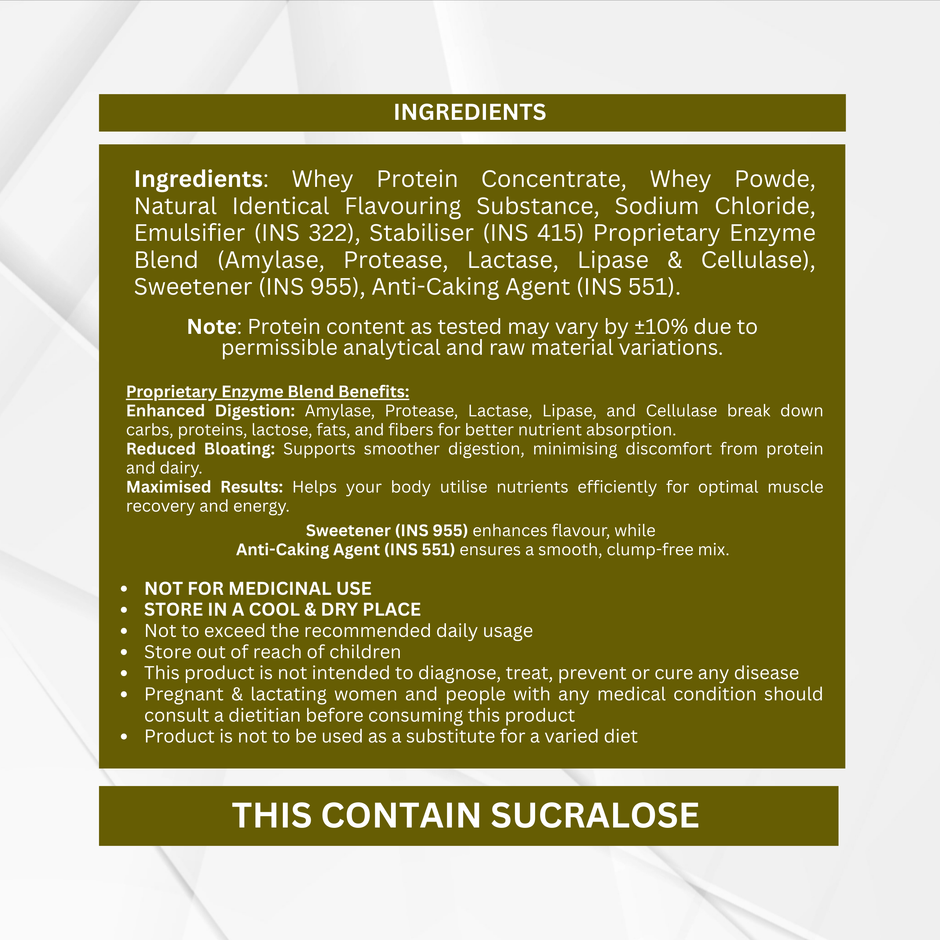 Fitness X –  24g Whey Concentrate Protein