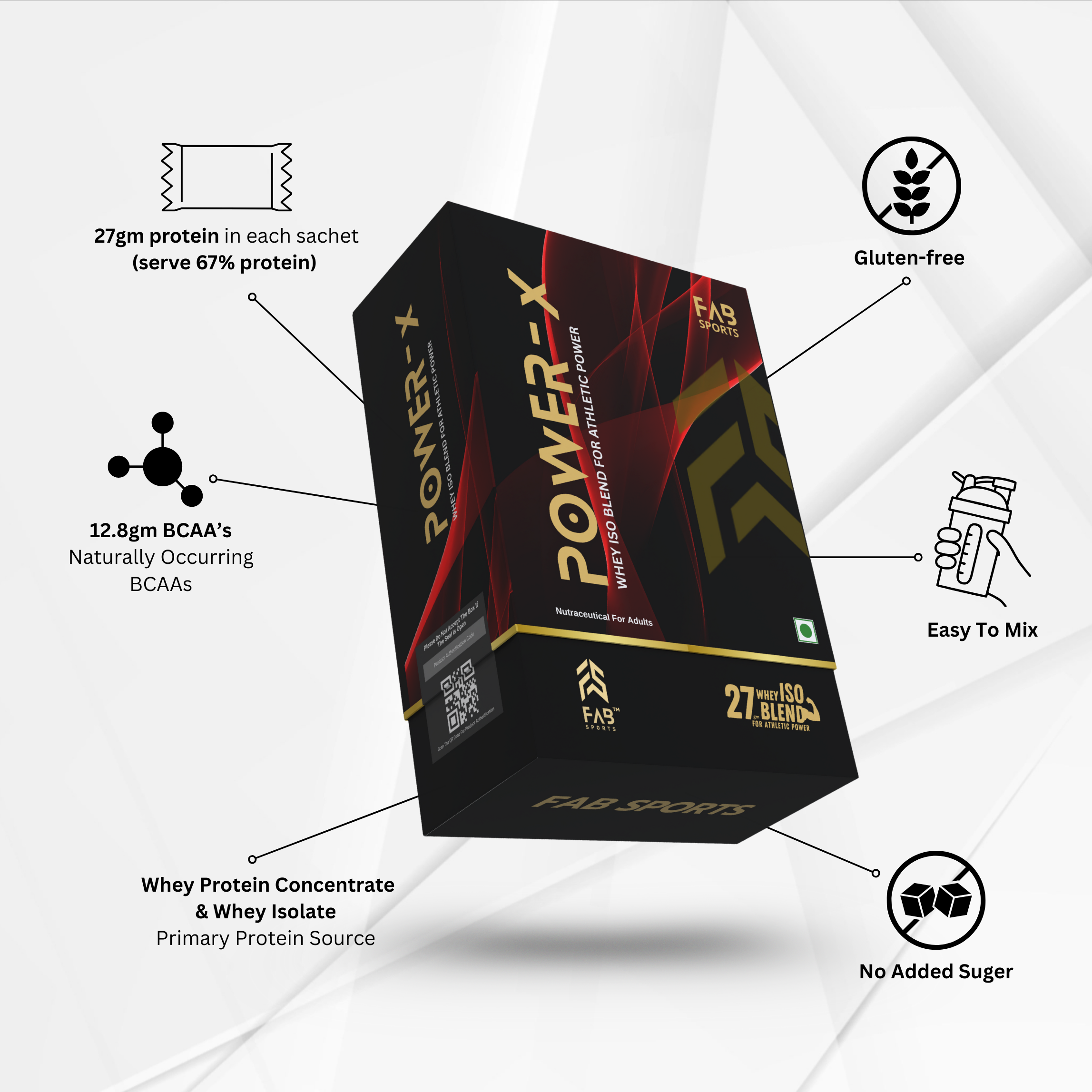 Power X – 27g Whey Isolate Blend