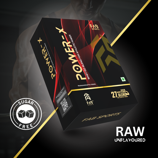 Power X – 27g Whey Isolate Blend Unflavoured RAW 30 Sachets