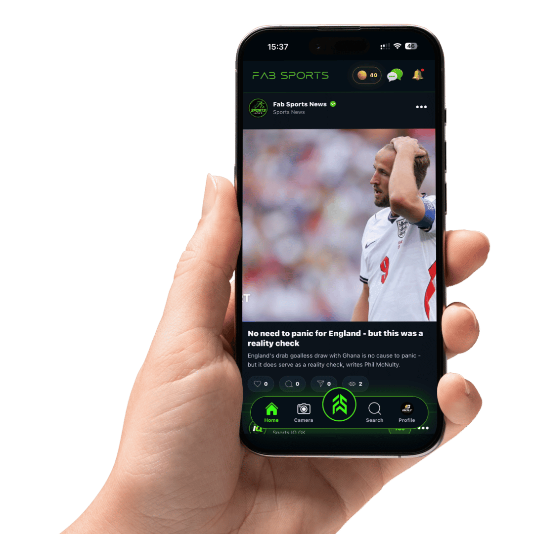 FAB SPORTS community home feed and connection experience